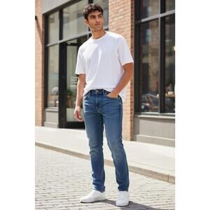 Men's Slim Fit Blue Jeans